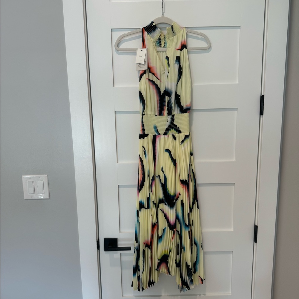 A.L.C. Renzo Asymmetrical Satin Midi Dress NWT